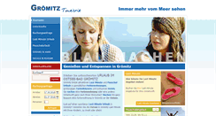 Desktop Screenshot of groemitz-touristik.de